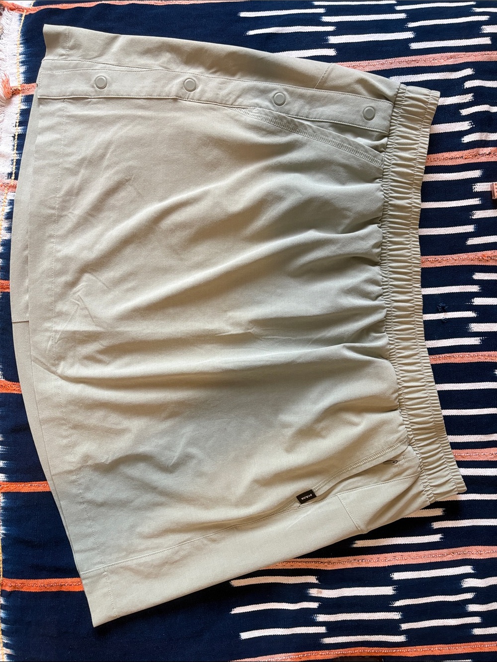 Prana Women's Light Khaki Elastic Waist Skort